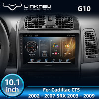 Lecteur multimédia automobile Linknew Android 10 GPS DSP avec écran tactile 9 pouces pour Cadillac CTS 2002-2007 et SRX 2003-2009 avec 4G/WiFi