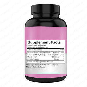Private Label Premium Inositol-Nahrungsergänzungsmittel Myo-Inositol und D-Chiro-Inositol Mischung Kapseln Hormonelle Balance Pillen für Frauen - Product Image 2