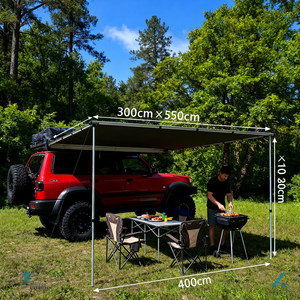 Auvent de voiture multifonctionnel, tente latérale comme pare-soleil, abri contre la pluie et annexe de couchage - Product Image 3