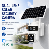 Cámara de Seguridad Solar Vantone 4G con Tarjeta SIM, Cámara CCTV para Exteriores con Batería, Detección IA, Visión Nocturna PTZ, Audio Bidireccional