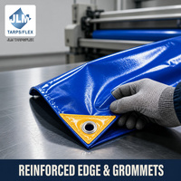 Rouleau de bâche en PVC robuste 650gsm 750gsm 900gsm, tissu polyester enduit de PVC imperméable pour bâche de camion et tente industrielle