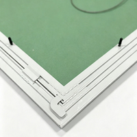 Plaque d'accès carrée en aluminium de style victorien moderne pour plafond en cloison sèche, porte d'inspection pour systèmes de ventilation CVC