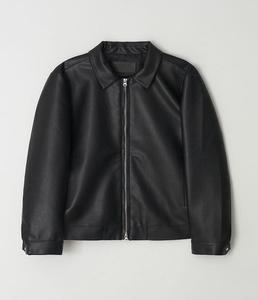 Chaqueta de Cuero Genuino para Hombre, Diseño Moderno y Ajustado, Chaqueta de Motociclista, Cuero Duradero, Cómoda y Elegante para Viajes en Moto - Product Image 1