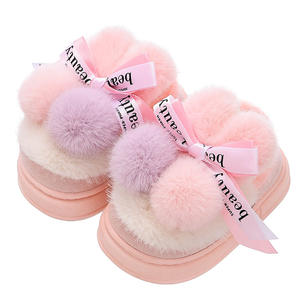 Chaussons d'hiver chauds en coton pour enfants, garçons et filles, mignons, à motif de dessin animé, pour la maison, petits chaussons pour enfants - Product Image 5