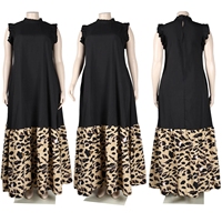 Robes Longue Robe Africaine Vêtement Élégant Caftan Musulman Maxi d'Été Imprimée pour Femmes 2023 Grande Taille Soirée Fête Complète