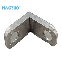Support d'angle de conception moderne en aluminium pour fenêtre, accessoires de quincaillerie de fonderie, vente en gros d'usine pour le marché