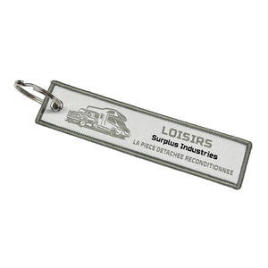Portachiavi personalizzato Airbus ricamato rimuovere <span class=keywords><strong>prima</strong></span> <span class=keywords><strong>di</strong></span> volare tessuto portachiavi - Product Image 3