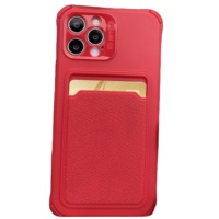 Coque de téléphone portable antichoc mate avec porte-cartes pour iPhone 17 16 Pro Max X – Nouveauté 2026 – Accessoires pour téléphone portable