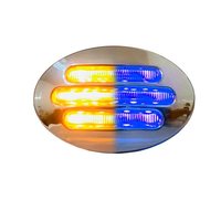 Feux de gabarit à double couleur 12V 10 LED pour travaux automobiles, utilitaire, plateau plat, camion semi-remorque, camping-car, remorque