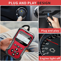 Escáner OBD2 profesional V410 Lector de código avanzado Analizador de motor de datos en vivo Diagnóstico de luz de motor de verificación universal de 1 año