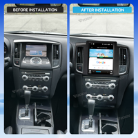 Autoradio Android 12 10,4 pouces 128 Go pour Nissan MAXIMA 2009-2014, lecteur multimédia Carplay, navigation GPS, écran tactile