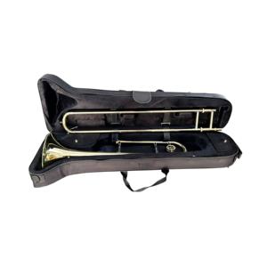 SEASOUND OEM <span class=keywords><strong>Trombone</strong></span> ténor doré de style <span class=keywords><strong>plat</strong></span> JYTB504 BB Tone en laiton Instrument de musique - Product Image 6