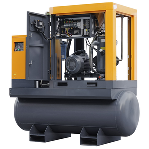 Compresor de Aire de Tornillo de 7.5KW 10HP 0.7-1.2 M3/min 25-42 Cfm 7-13 bar <span class=keywords><strong>para</strong></span> Línea de Producción Automatizada/Fabricación General/Pintura - Product Image 3
