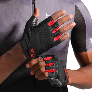 Boton Cycling Gloves <b>Half</b> Finger Non <b>Slip</b> Silicone Outdoor Bicycle Gloves Unisex Adult Summer - Product Image 3