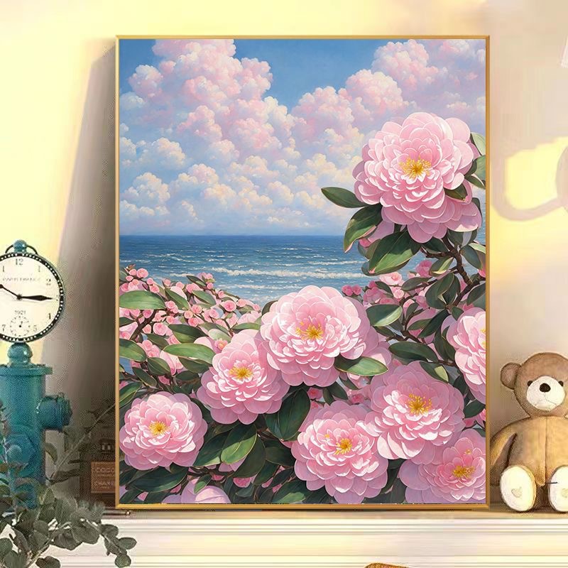 A122 pink camellia