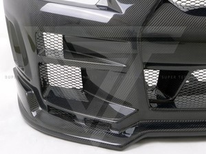 In fibra di carbonio personalizzato <span class=keywords><strong>T</strong></span> <span class=keywords><strong>K</strong></span> stile paraurti anteriore per Nissan GTR R35 2008-2016 - Product Image 5