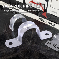 JIAFENG Colliers de serrage en U pour conduites, en acier inoxydable SS304, plage de serrage 5mm-200mm, surface polie/peinte pour