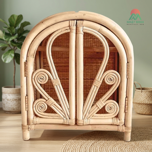 Armoire à poupées unique en forme de nuage – Fabriquée à la main au Vietnam (Meuble de rangement pour poupées et jouets d'enfants) - Product Image 3