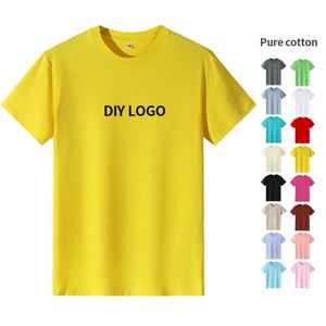 Camiseta de Hombre 2024 de Alta Calidad, Gruesa, Lisa, Extra Grande, para Impresión y Bordado Personalizado, 100% Algodón - Product Image 1