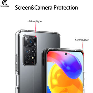 Étui de téléphone portable en TPU souple Transparent pour <span class=keywords><strong>Redmi</strong></span> Note <span class=keywords><strong>11</strong></span> <span class=keywords><strong>Pro</strong></span> <span class=keywords><strong>11S</strong></span> 11T 11E, prix de gros d'usine - Product Image 2