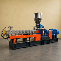 Ligne d'extrusion de nourriture pour animaux de compagnie de 1 tonne par heure, production automatique en acier inoxydable de grande capacité
