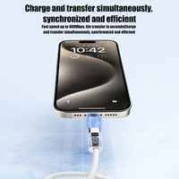 Câble de charge rapide Type-C vers Type-C 100W PD, câble de données USB C tressé en nylon pour la série Apple iPhone, vente en gros