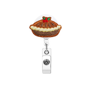 Feutre Halloween rétractable hôpital infirmière porte-Badge bobine mignon citrouille dessin animé porte-carte d'identité porte-clés - Product Image 2