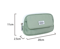 Estuche para lápices clásico y sencillo con múltiples compartimentos, adecuado para estudiantes de todas las edades, personalizable con la marca de la empresa.