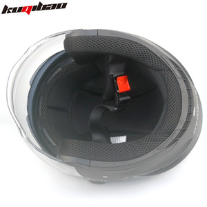 หมวกกันน็อคครึ่งใบแบบมีสองชั้นสำหรับผู้ขับขี่ชาย/หญิง ใช้ได้ทุกฤดู รองรับบลูทูธอินเตอร์คอม วัสดุ ABS สำหรับผู้ขับขี่มอเตอร์ไซค์ไฟฟ้า มาตรฐาน 3C รุ่นใหม่ - Product Image 4