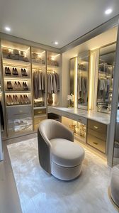 فاخرة راقية مصنوعة خصيصًا إضاءة ليد مدمجة في أدراج لغرفة النوم الرئيسية غرفة خلع الملابس ديكور المنزل خزانة المشي - Product Image 2