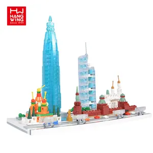 701Pcs Lernspiel zeug Kunststoff New Design City Blocks Kit Moskau Block de Bau Baustein Set