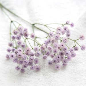 INUNION Hoa Giả Hình Hoa Gypsophila Màu Trắng Dài Chạm Tay Thật Trang Trí Đám Cưới Tại Nhà Bán Sỉ Nhà Máy - Product Image 6