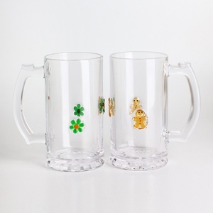 Pichet en <span class=keywords><strong>verre</strong></span> d'art soufflé à la main créatif pichet conception personnalisée ananas décalcomanie <span class=keywords><strong>verre</strong></span> bière tasse - Product Image 3