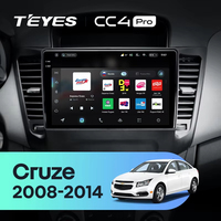 TEYES-Autoradio CC4 PRO pour Chevrolet Cruze J300 2008 - 2014 CarPlay Android Auto 2DIN, autoradio multimédia stéréo