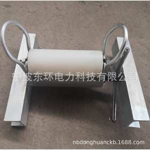 Soportes de Protección para Cables en Zanjas, Fabricados con Ruedas de Nailon y Aluminio, Poleas Separadoras de Cables - Product Image 2