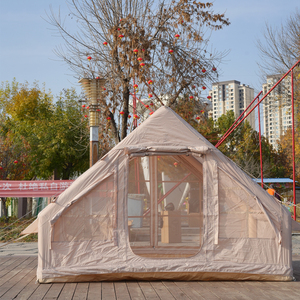 Vente en gros de tentes gonflables pour le camping <span class=keywords><strong>Tente</strong></span> <span class=keywords><strong>gonflable</strong></span> portable 4 saisons <span class=keywords><strong>avec</strong></span> 2 portes et grande fenêtre - Product Image 5