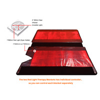 IDEATHERAPY Nouveau Design TLB2000-Y2 Sac de luminothérapie rouge intégrale avec contrôleur de couleur pour la maison et le yoga