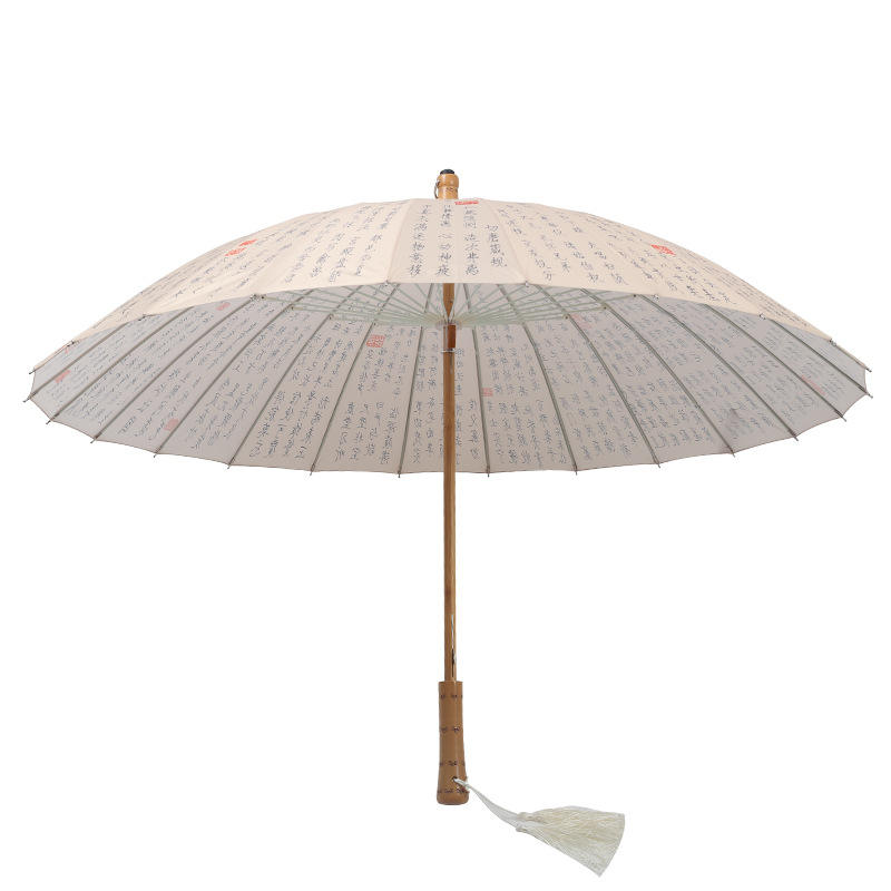 21 parapluie manuel de poignée d'os de pouce 24 long