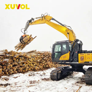 Grappin rotatif pour abatteuse forestière, excavatrice, machinerie forestière, bois, grumes, 0,58 LOG GRAB - Product Image 2