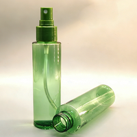Botol Kosmetik Plastik Warna Hijau Tua Bentuk Bulat Perawatan Kulit Sampo Lotion Krim Botol Semprot Model ZS44