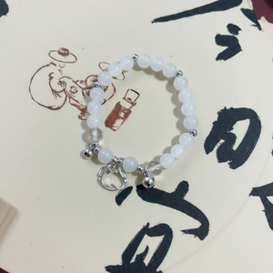 Braccialetti di moda fatti a mano da donna di tendenza gioielli in cristallo e fiori vendita all'ingrosso - Product Image 1