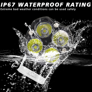 Faro LED de 3 Pulgadas con 4 Lentes, Tipo Trébol de Cuatro Hojas, para Motocicletas, Tractores, Camiones y Automóviles 4x4 - Product Image 5