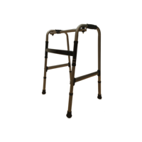 Cadre en aluminium réglable Walker & Rollator Aide médicale légère pour les patients âgés et adultes Cadre de marche facile