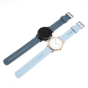 <span class=keywords><strong>Bracelet</strong></span> en Silicone de 20mm, pour Samsung <span class=keywords><strong>Galaxy</strong></span> <span class=keywords><strong>Watch</strong></span> <span class=keywords><strong>3</strong></span>, <span class=keywords><strong>41mm</strong></span>, 42mm, Bnad Active 2 Gear S2, <span class=keywords><strong>Bracelet</strong></span> à dégagement rapide, pour Amazfit bip - Product Image 5