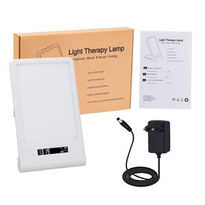 โคมไฟบำบัดแสงสีน้ำเงินและสีขาว 475 นาโนเมตร รุ่น Custom Factory  แบตเตอรี่แบบชาร์จได้ 5000mAh ปราศจากรังสียูวี สำหรับเพิ่มอารมณ์ พร้อมปุ่มกด - Product Image 3