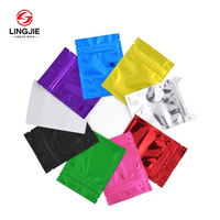 Sachets à trois soudures pour l'emballage du thé, sachets en plastique laminé aluminium thermosoudables pour le café