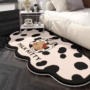 <span class=keywords><strong>Tapis</strong></span> de jeu pour enfants personnalisable avec motif ours mignon et fraises, idéal pour <span class=keywords><strong>chambre</strong></span>, salon, chevet ou canapé - Product Image 4