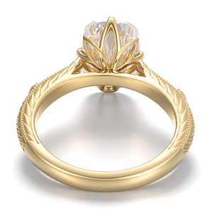 Anillos de Joyería Fina de Oro Amarillo de 18K y 14K con Diamantes de Laboratorio Certificados por IGI, Diseño Original, para Boda y Compromiso, para Mujeres y Hombres - Product Image 2