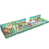 Aoleao Centro de Entretenimiento Familiar Personalizado, Área de Juegos Interior con Piscina de Pelotas, Tobogán, Carrusel, Zona de Escalada, Juegos de Rol, Juegos Blandos, Certificación CE TUV