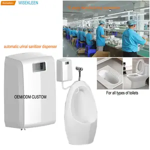 2024 Factory Customized Hot Selling Battery Operated Toilet Bowl Cleaner Automatic Urinal Sanitizer Dispenser With Digital LCD